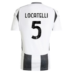 Fotbalové dres Juventus Locatelli 5 Domácí 2024-25 Krátký Rukáv